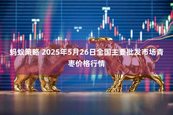 蚂蚁策略 2025年5月26日全国主要批发市场青枣价格行情