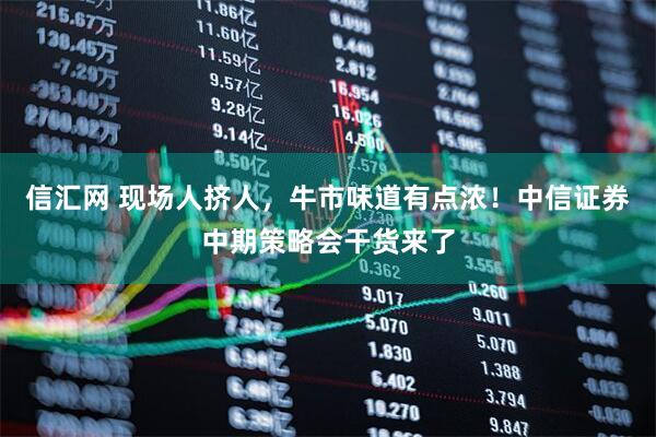 信汇网 现场人挤人，牛市味道有点浓！中信证券中期策略会干货来了