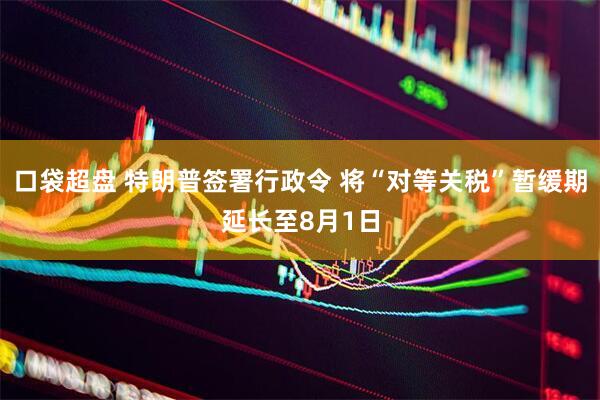 口袋超盘 特朗普签署行政令 将“对等关税”暂缓期延长至8月1日