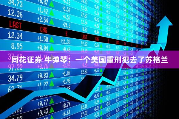 同花证券 牛弹琴：一个美国重刑犯去了苏格兰
