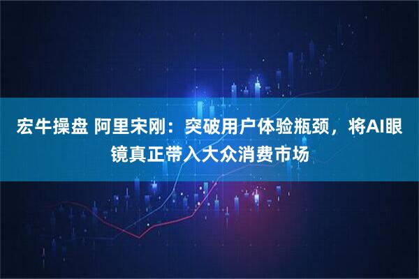 宏牛操盘 阿里宋刚：突破用户体验瓶颈，将AI眼镜真正带入大众消费市场